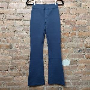 Dark Blue Flare Super Thick Fabric Leggings